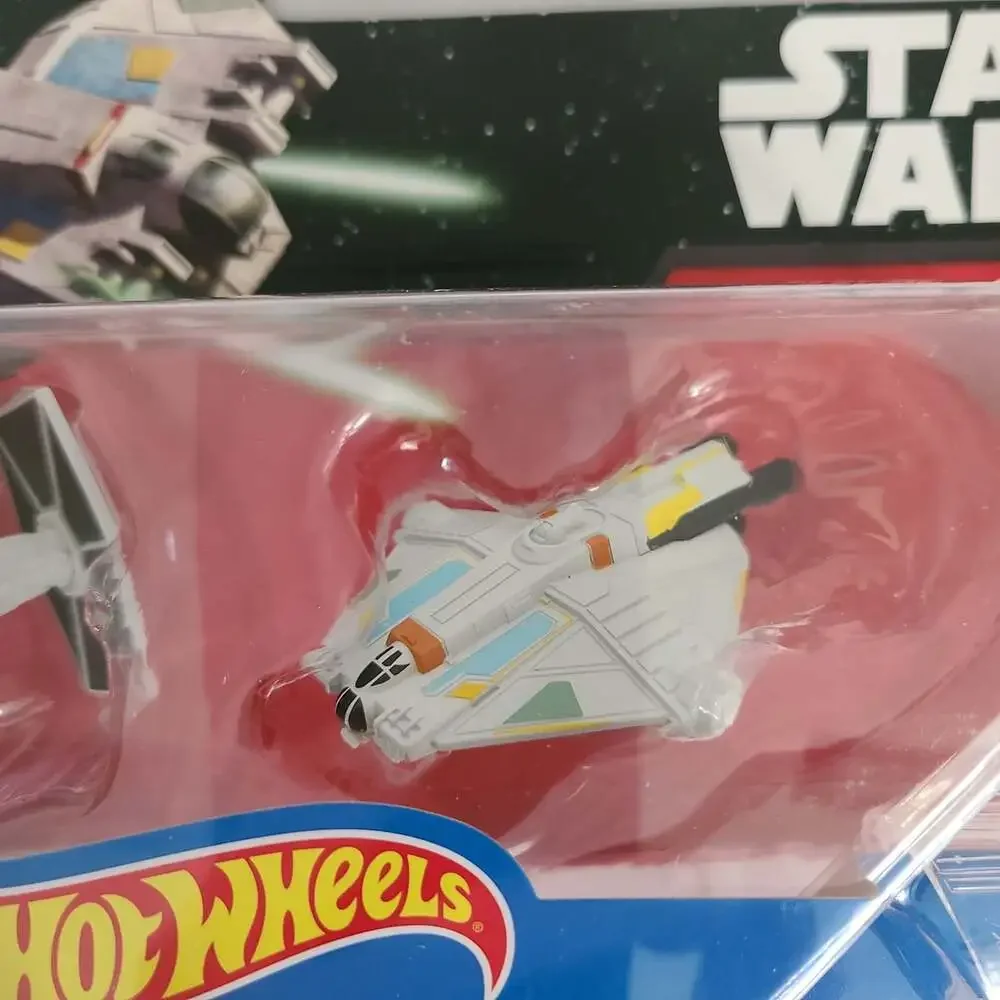 Hot Wheels Star Wars Die Cast Flight Navigator Tie Fighter vs Ghost